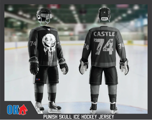 Punish Skull Hockey Jersey