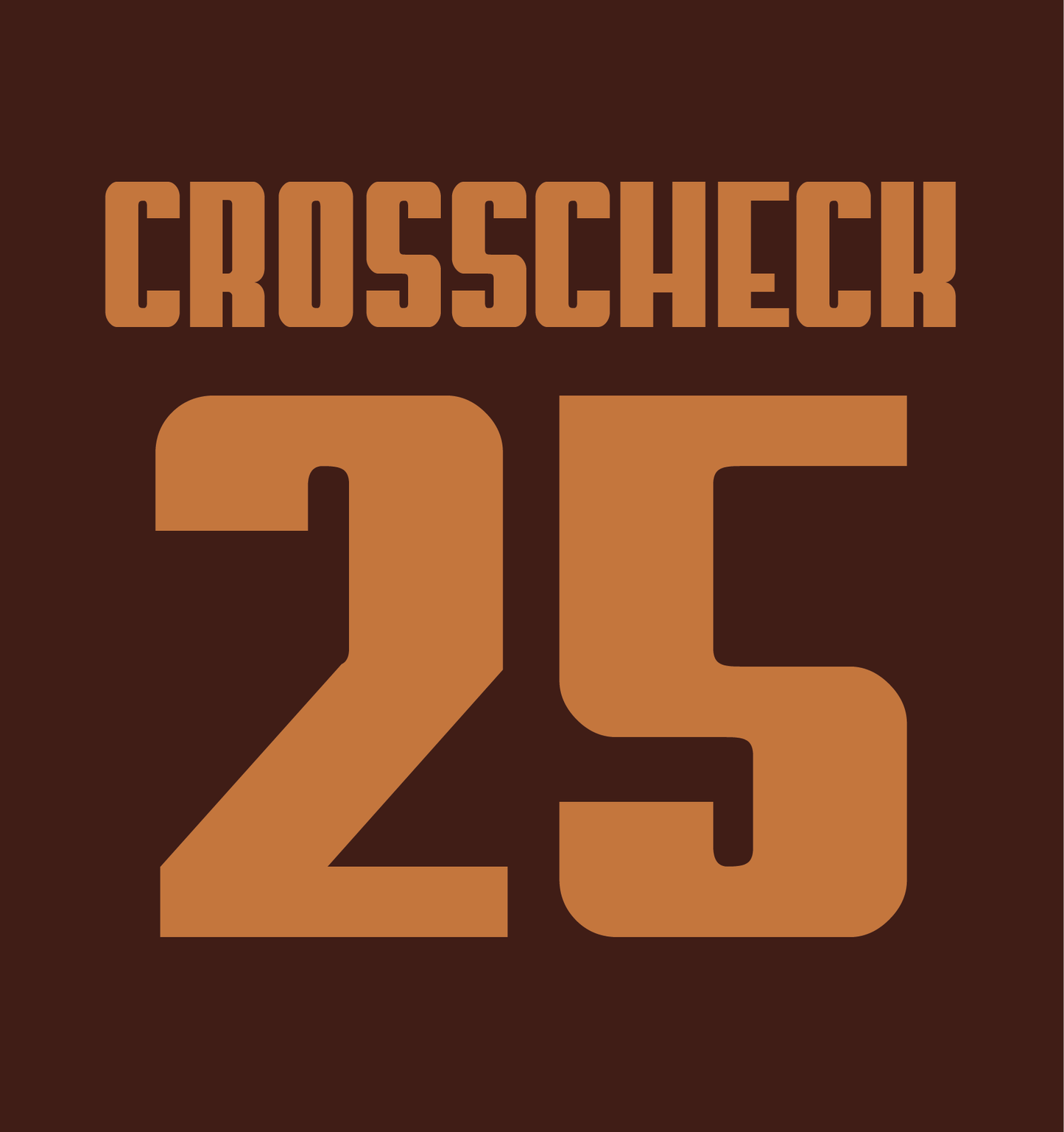 Crosscheck Series Old Burgundy-Copper Ice Hockey Jersey