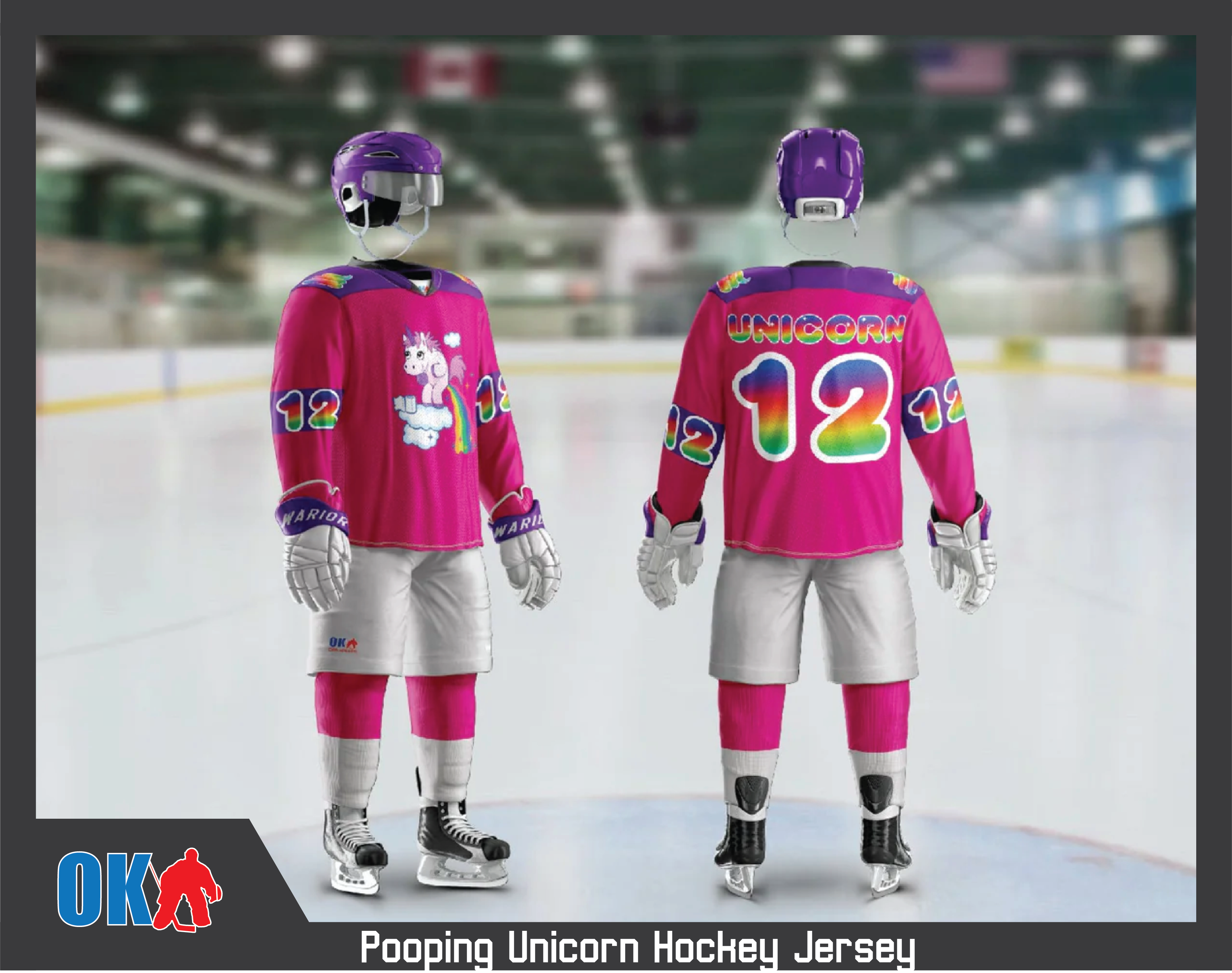 Unicorn shop hockey jersey