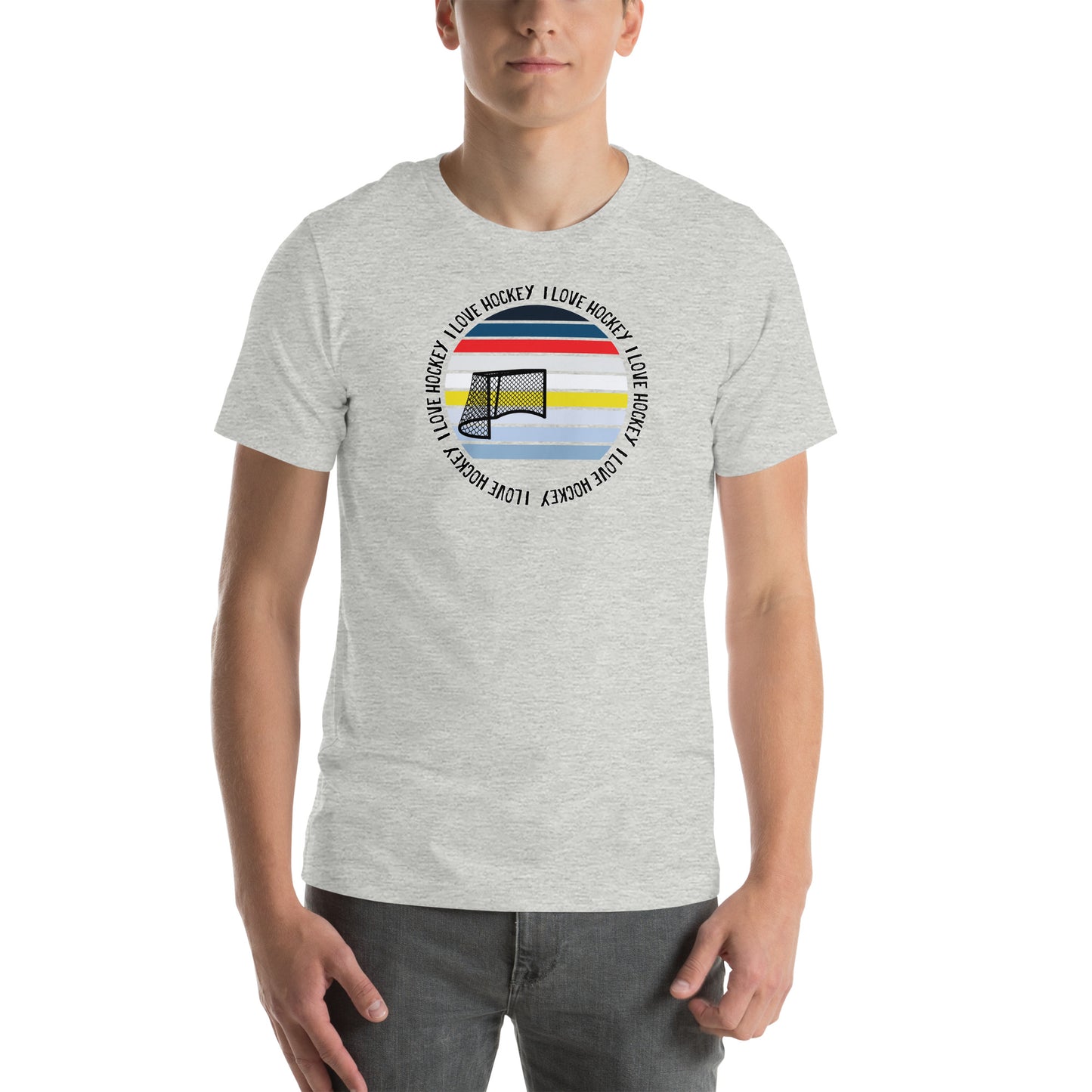 I Love Hockey Unisex t-shirt