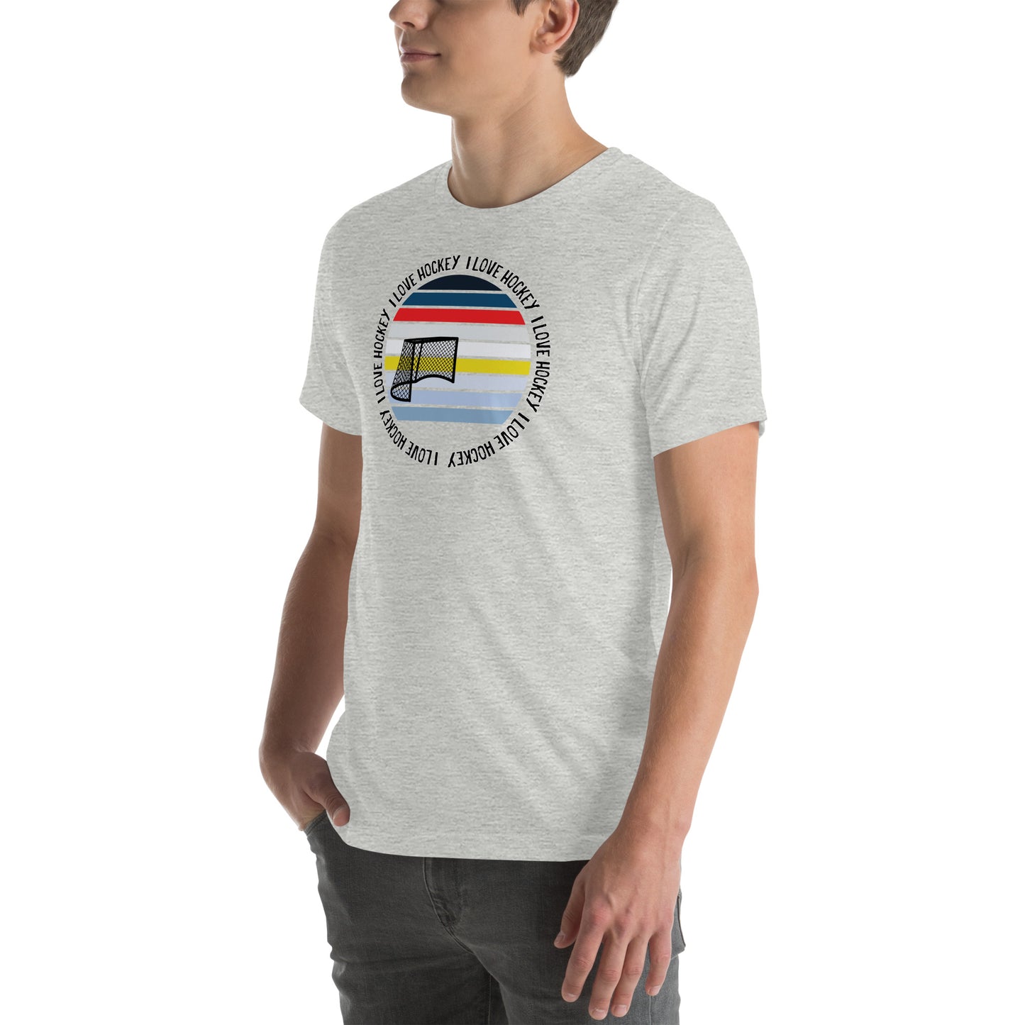I Love Hockey Unisex t-shirt