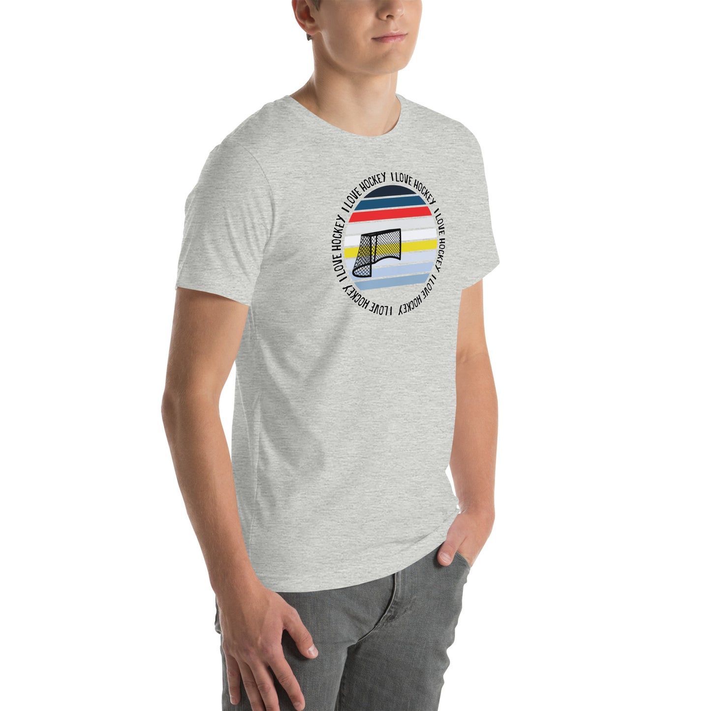 I Love Hockey Unisex t-shirt