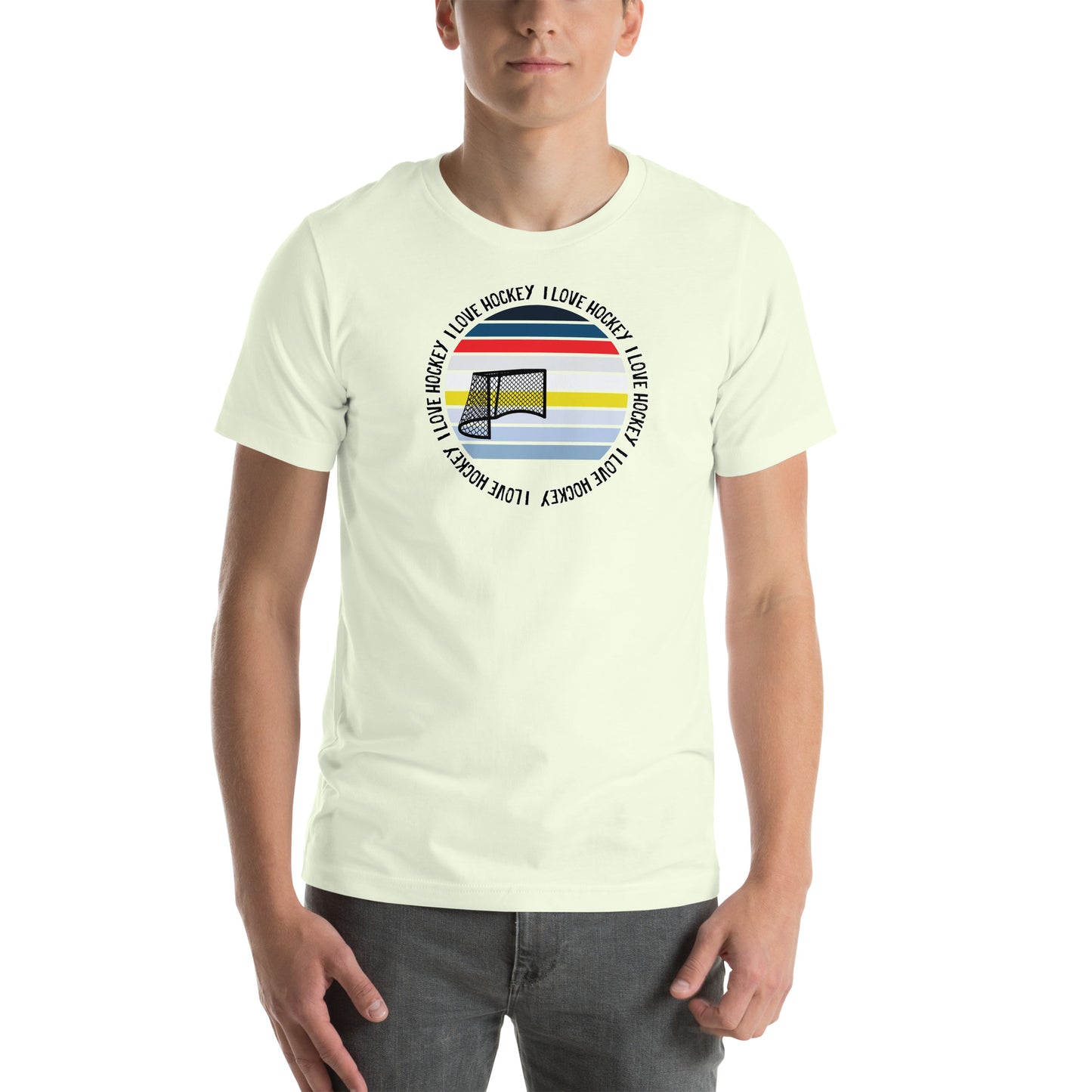 I Love Hockey Unisex t-shirt