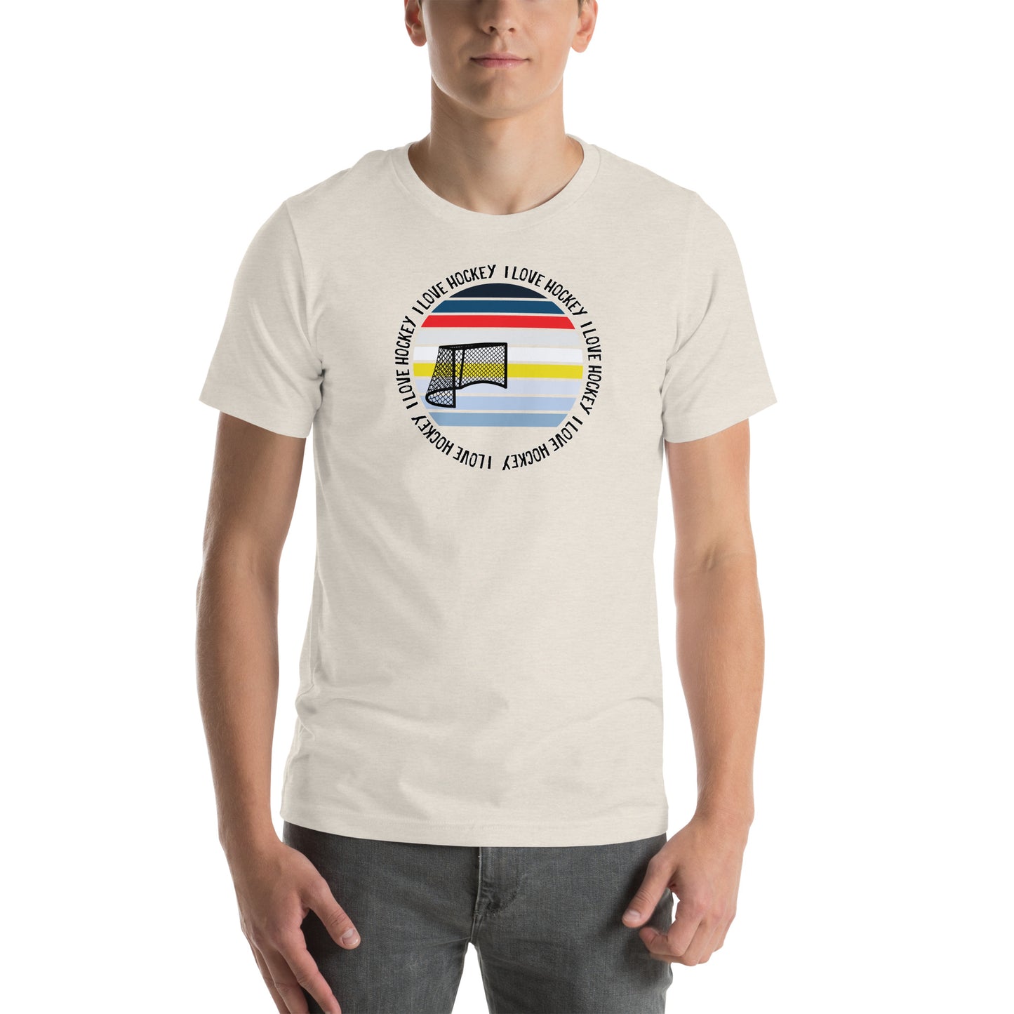 I Love Hockey Unisex t-shirt