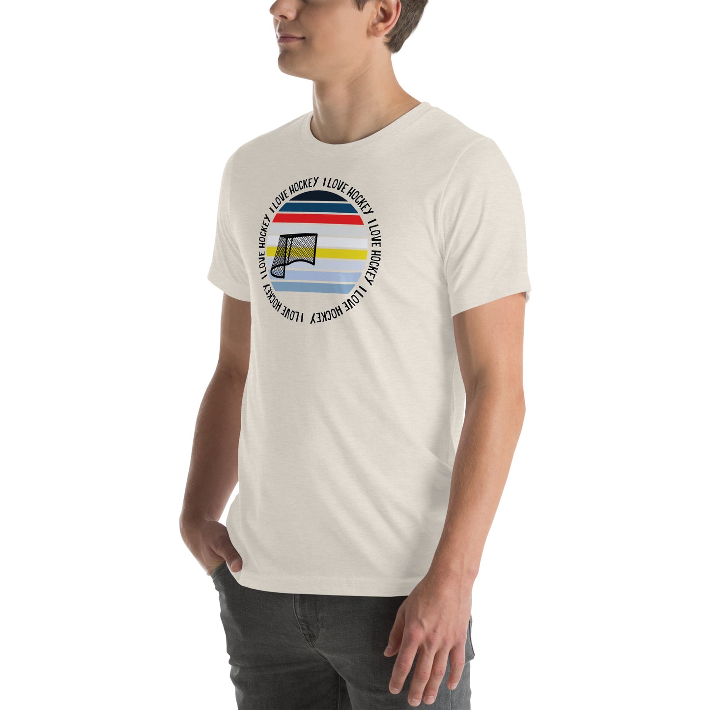 I Love Hockey Unisex t-shirt