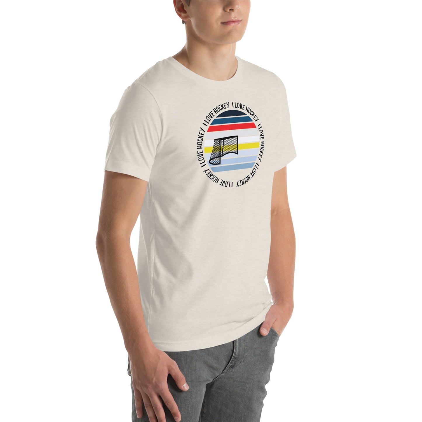 I Love Hockey Unisex t-shirt
