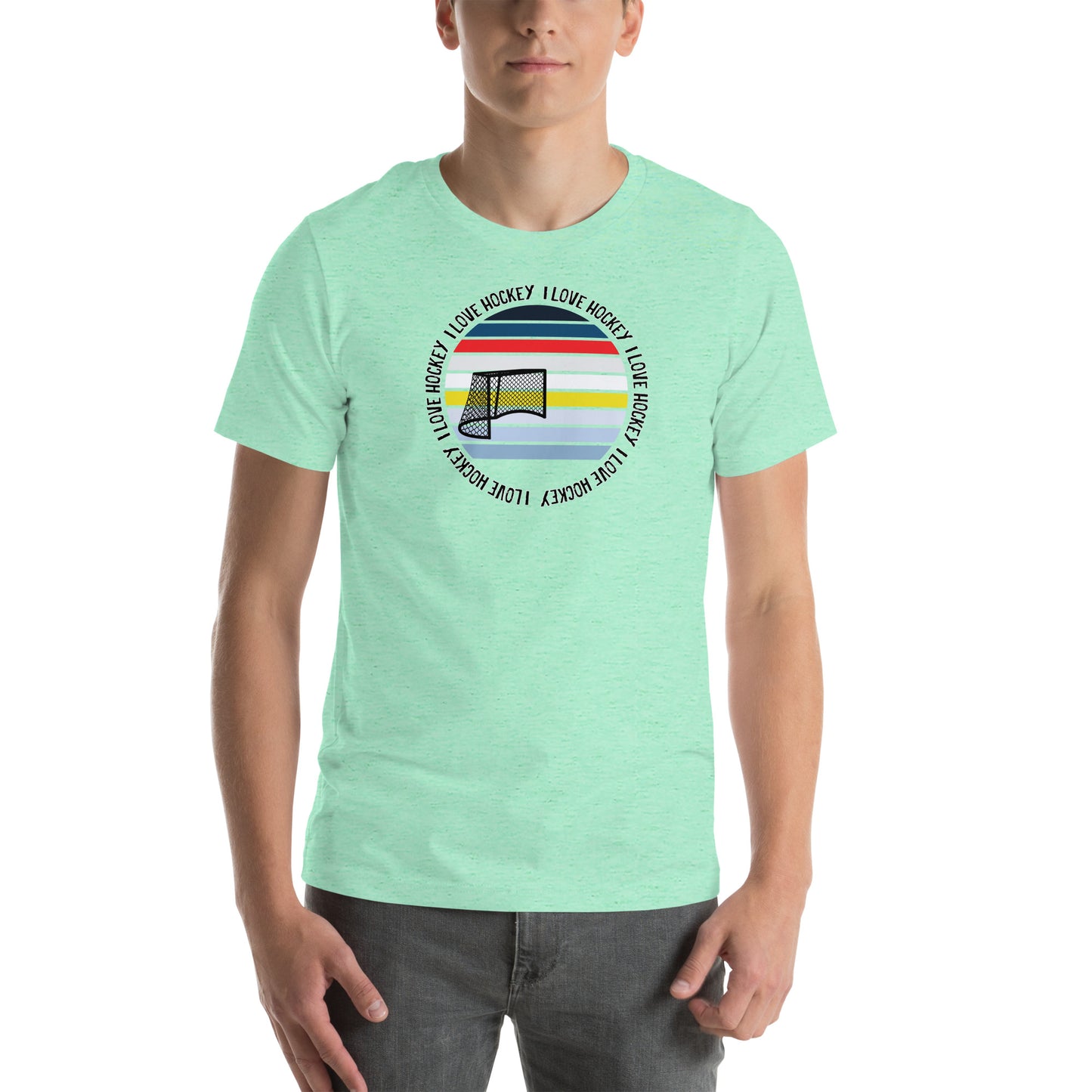I Love Hockey Unisex t-shirt