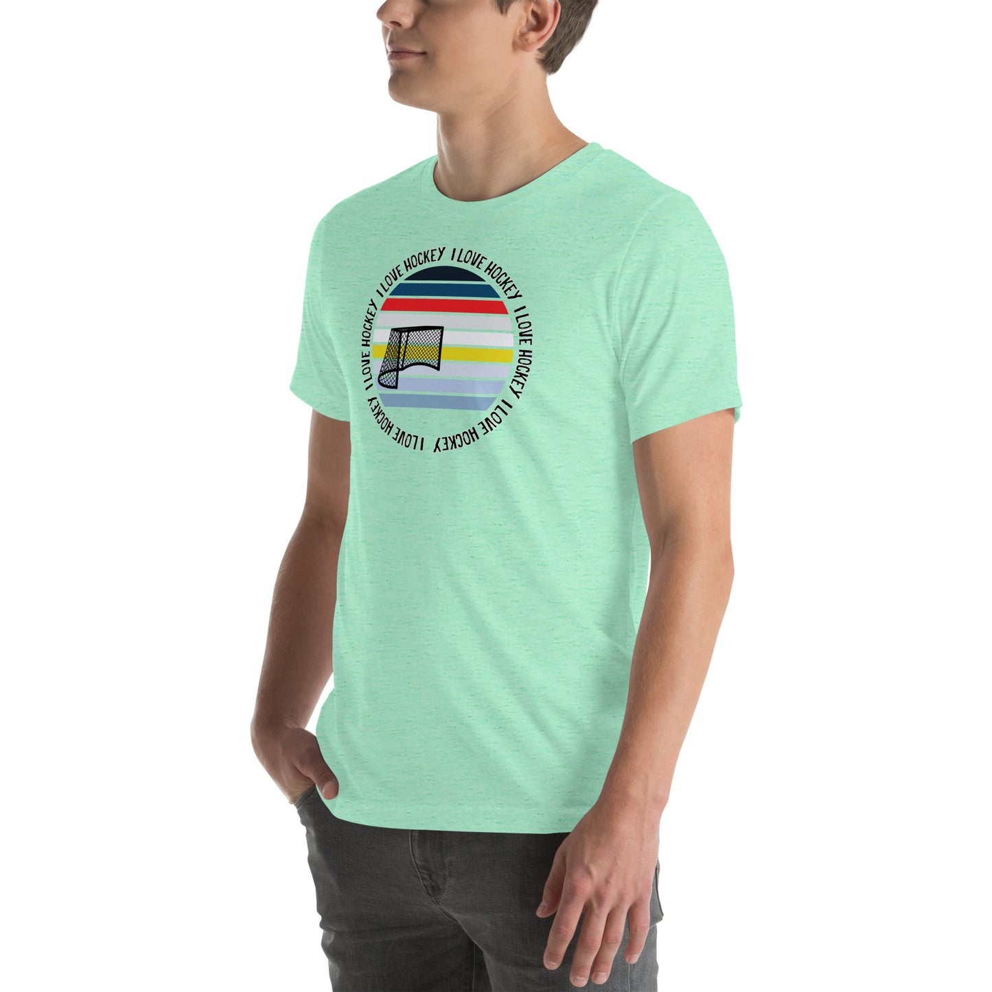 I Love Hockey Unisex t-shirt