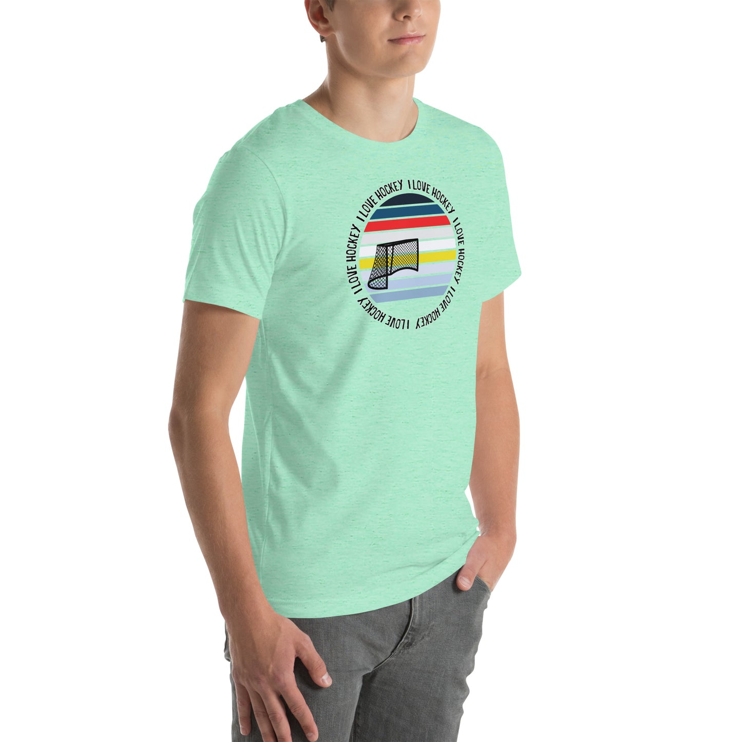 I Love Hockey Unisex t-shirt