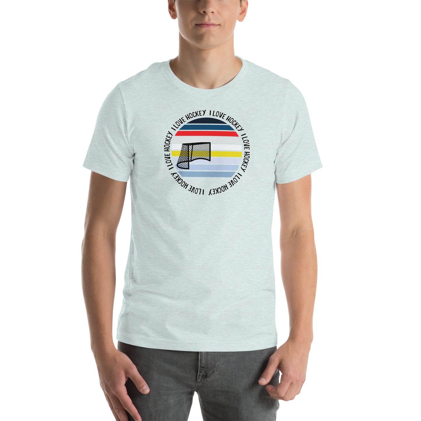 I Love Hockey Unisex t-shirt
