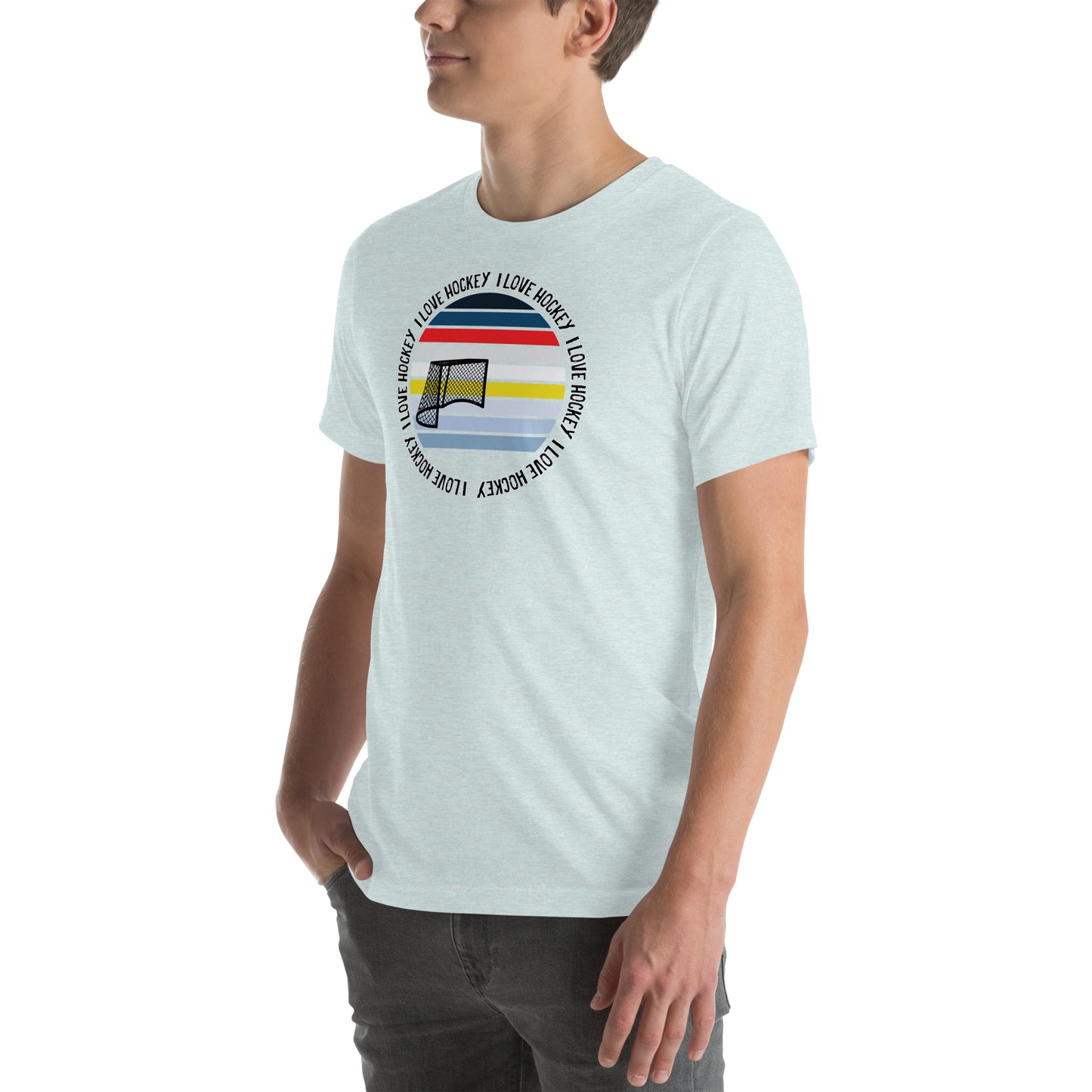 I Love Hockey Unisex t-shirt
