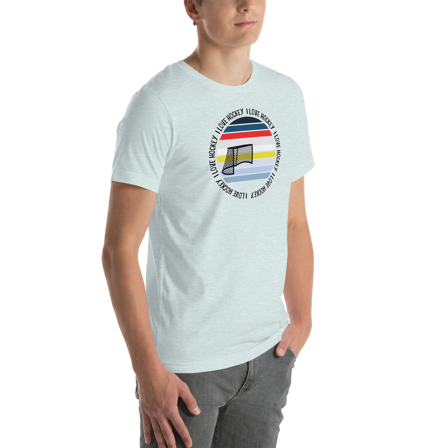 I Love Hockey Unisex t-shirt