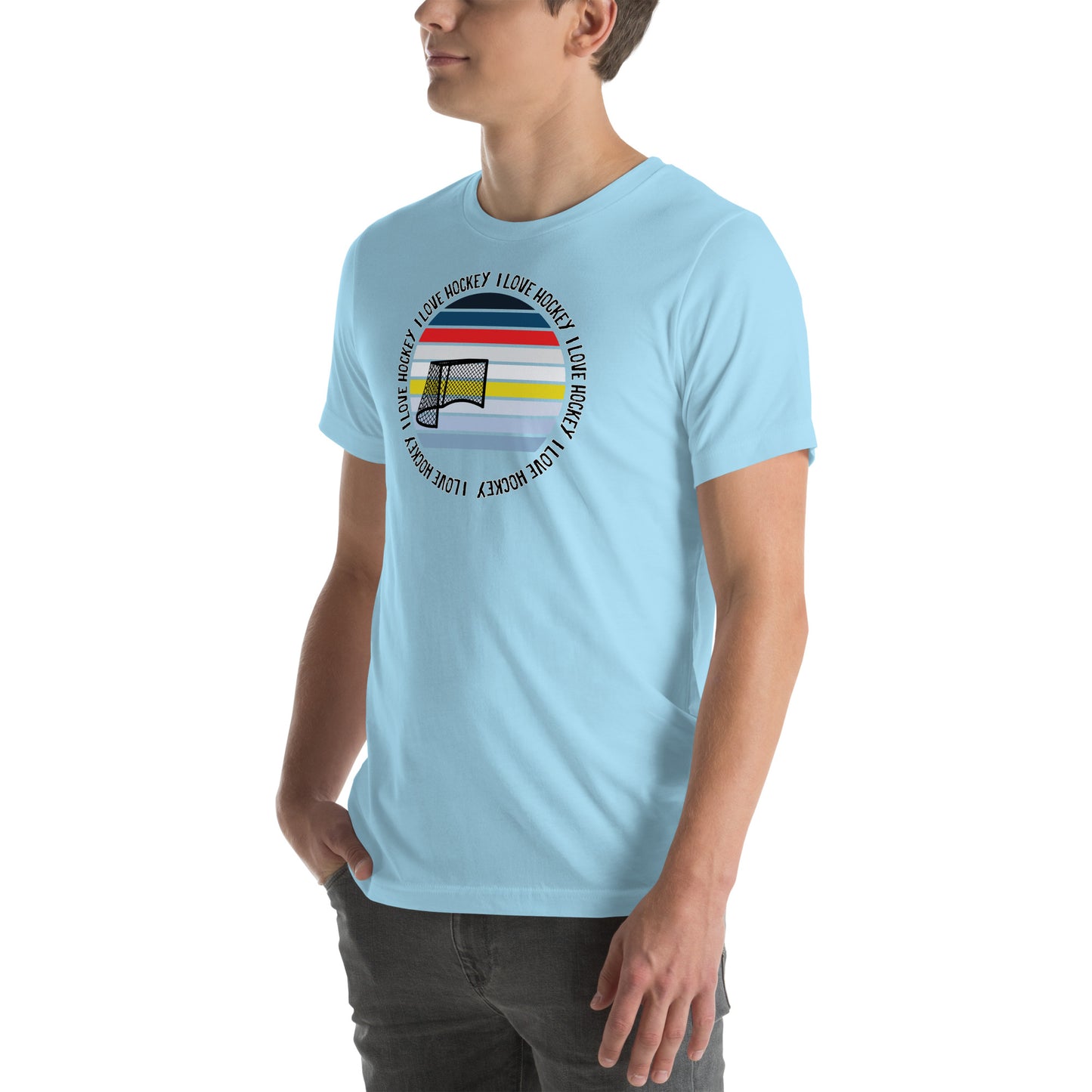 I Love Hockey Unisex t-shirt