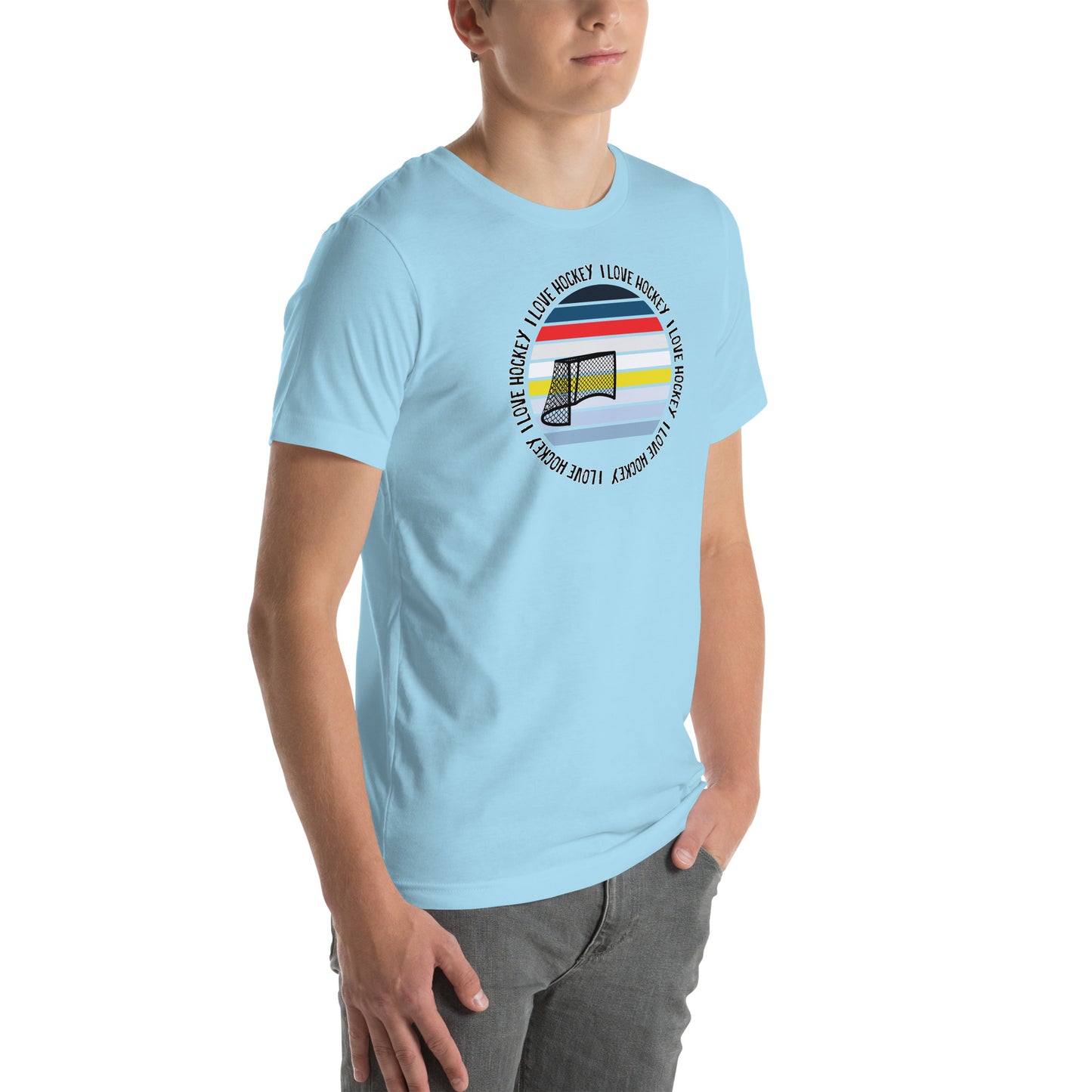 I Love Hockey Unisex t-shirt