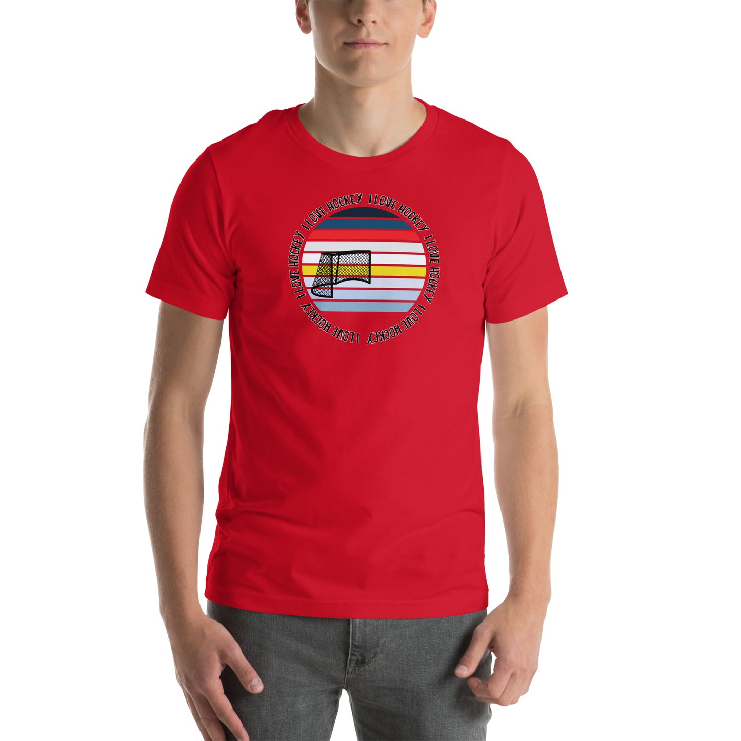 I Love Hockey Unisex t-shirt