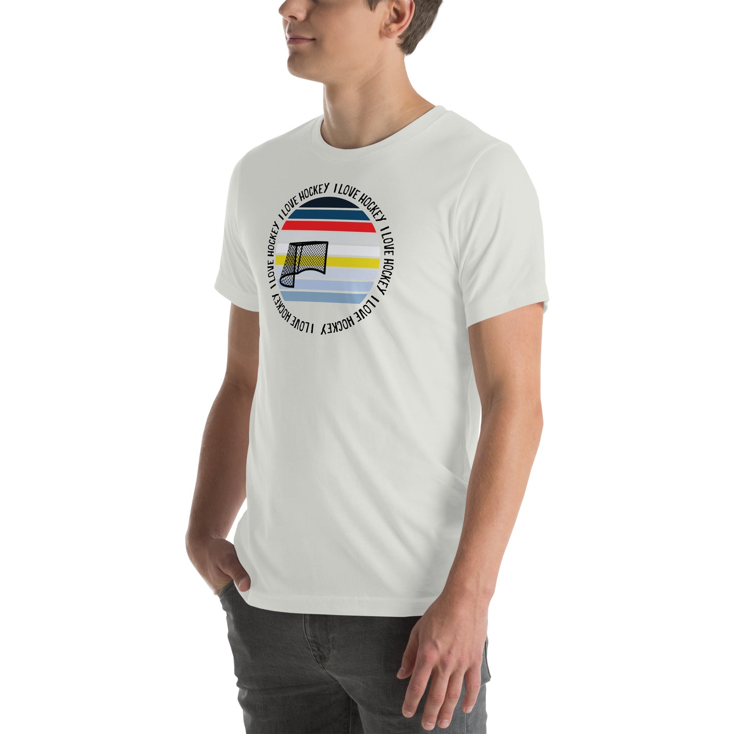 I Love Hockey Unisex t-shirt