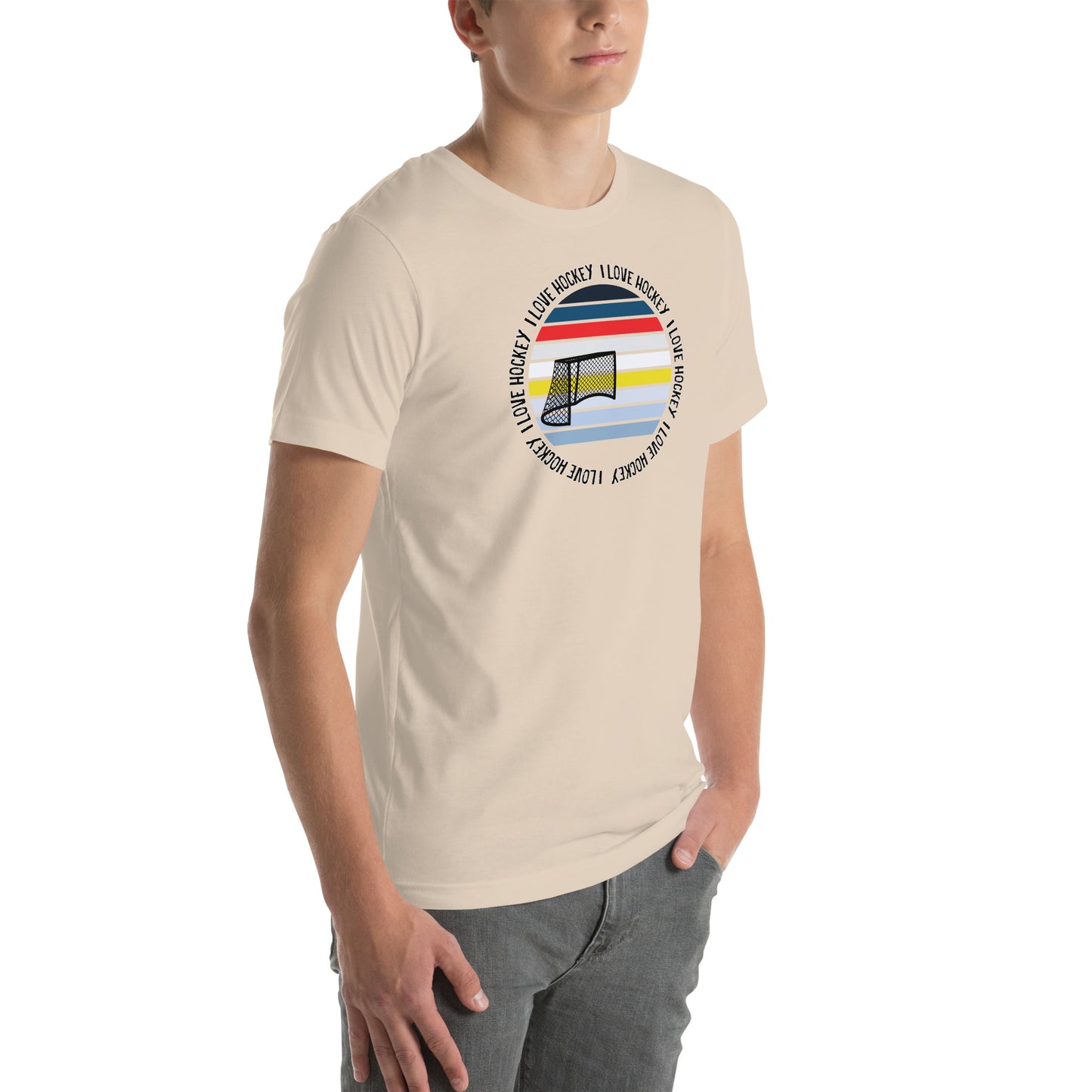 I Love Hockey Unisex t-shirt