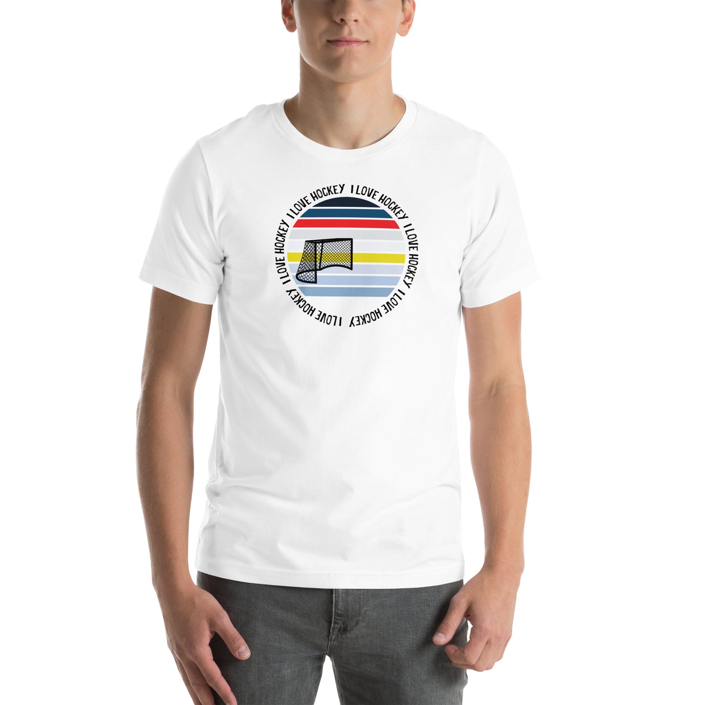 I Love Hockey Unisex t-shirt