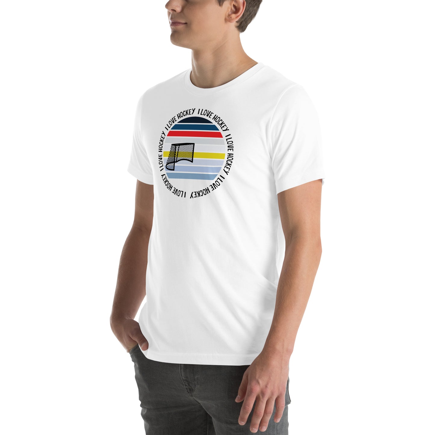 I Love Hockey Unisex t-shirt