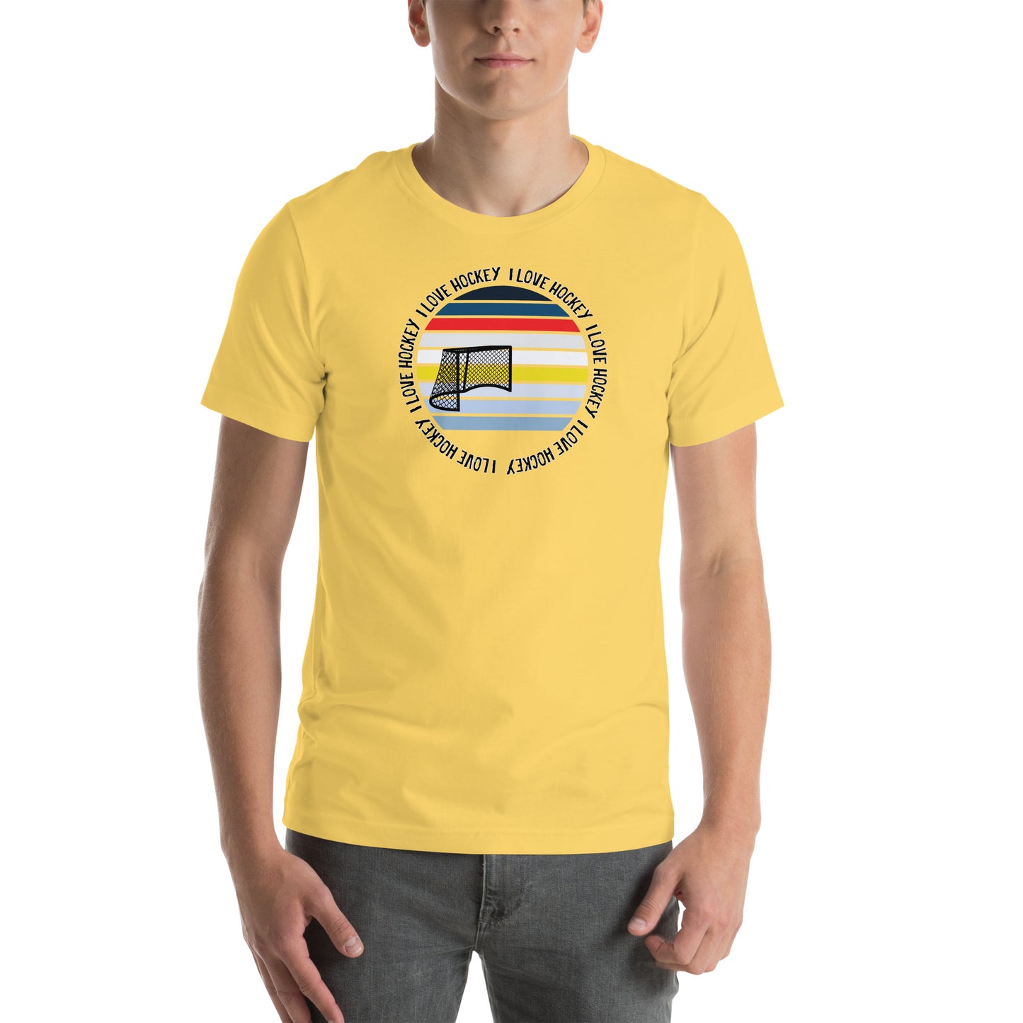 I Love Hockey Unisex t-shirt