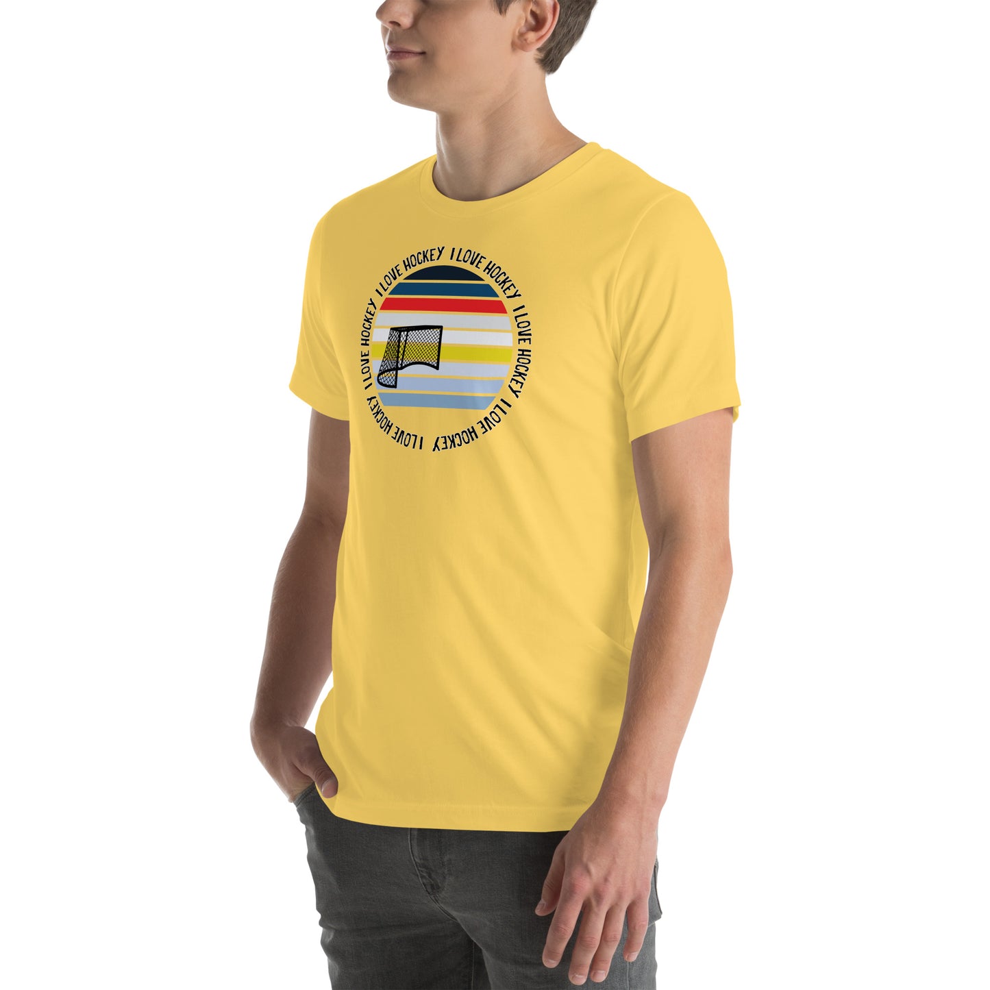 I Love Hockey Unisex t-shirt