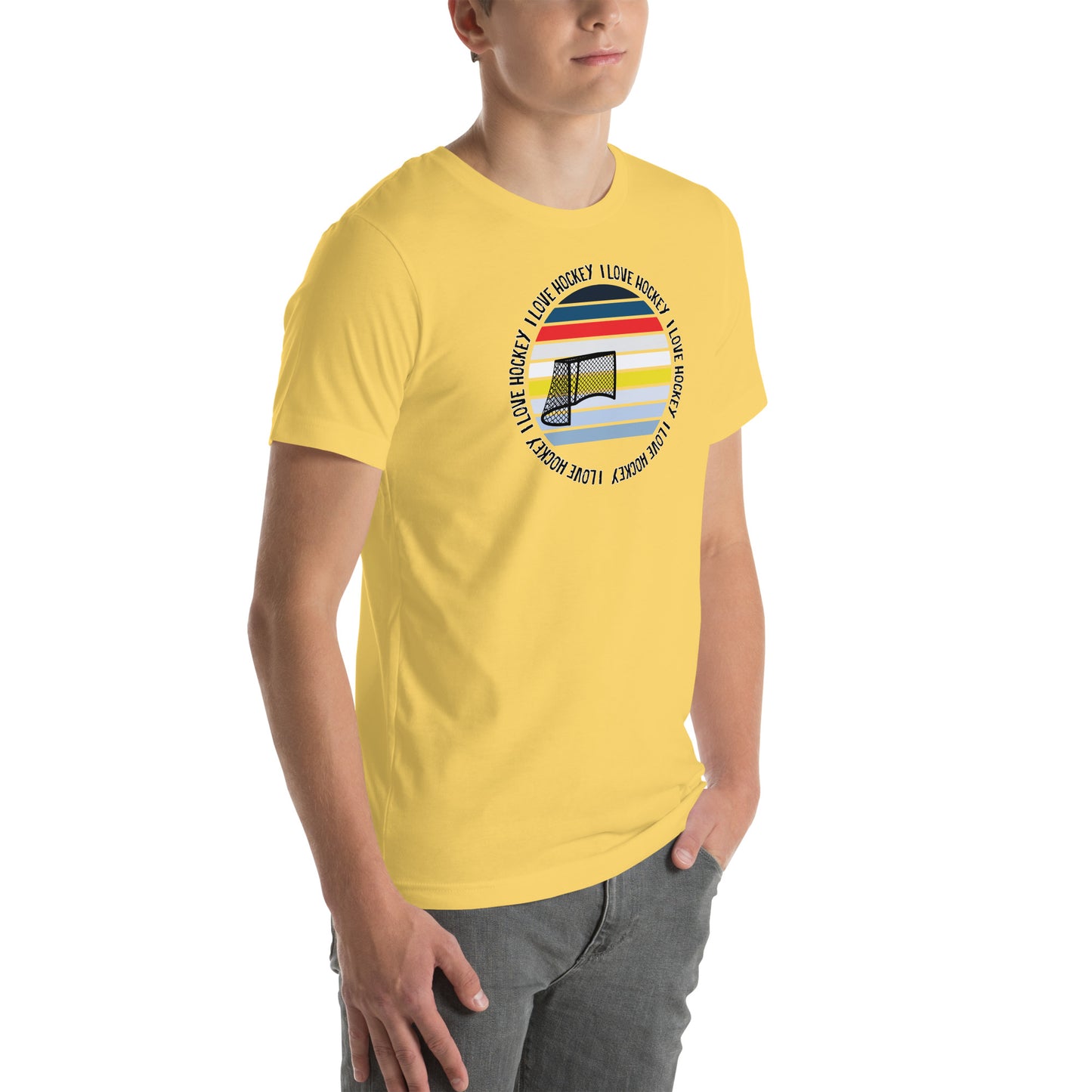 I Love Hockey Unisex t-shirt