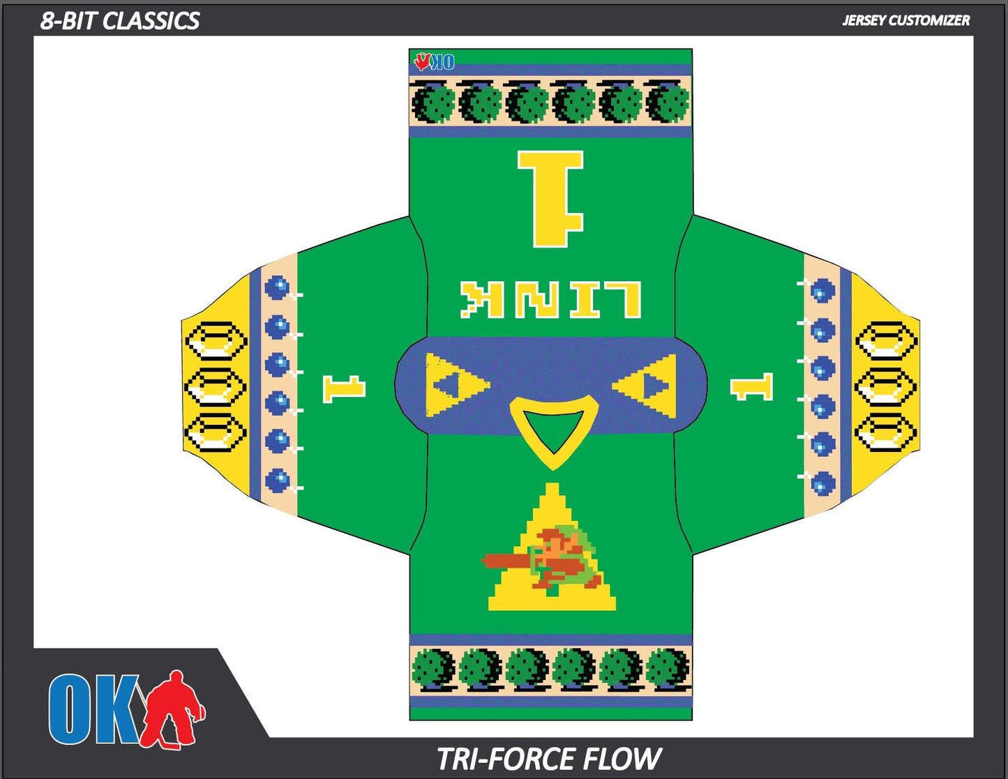 Tri-Force Flow 8bit Hockey Jersey