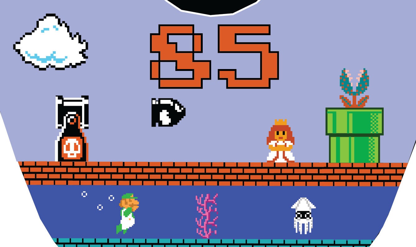 8Bit Arcade Classic Jersey Mario