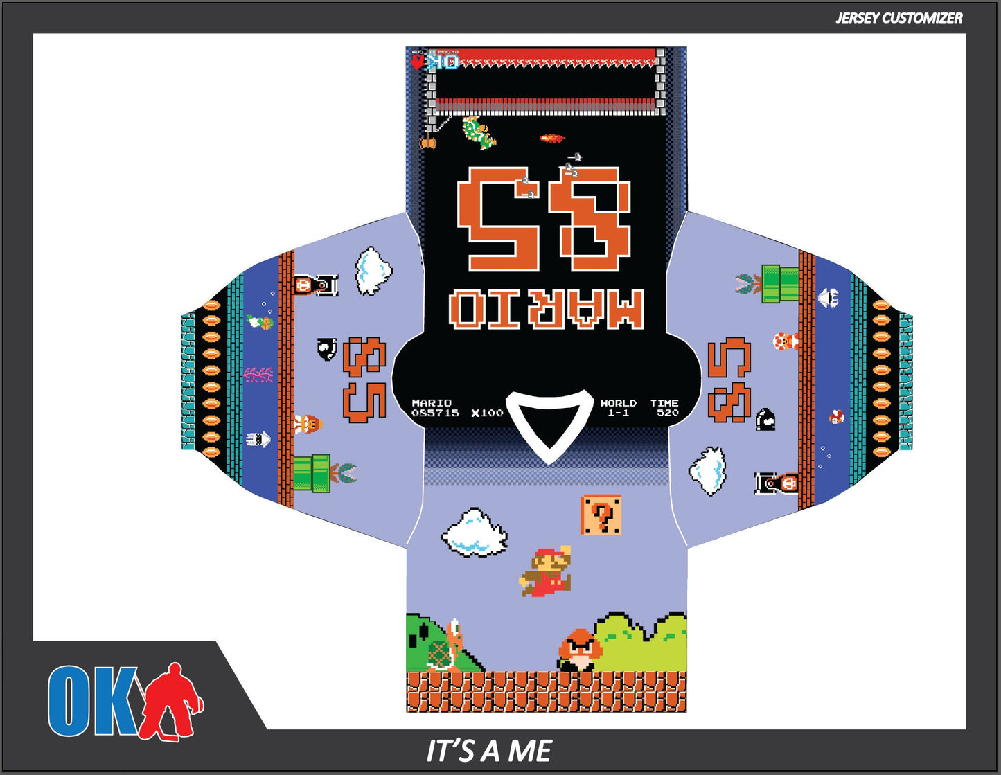 8Bit Arcade Classic Jersey Mario
