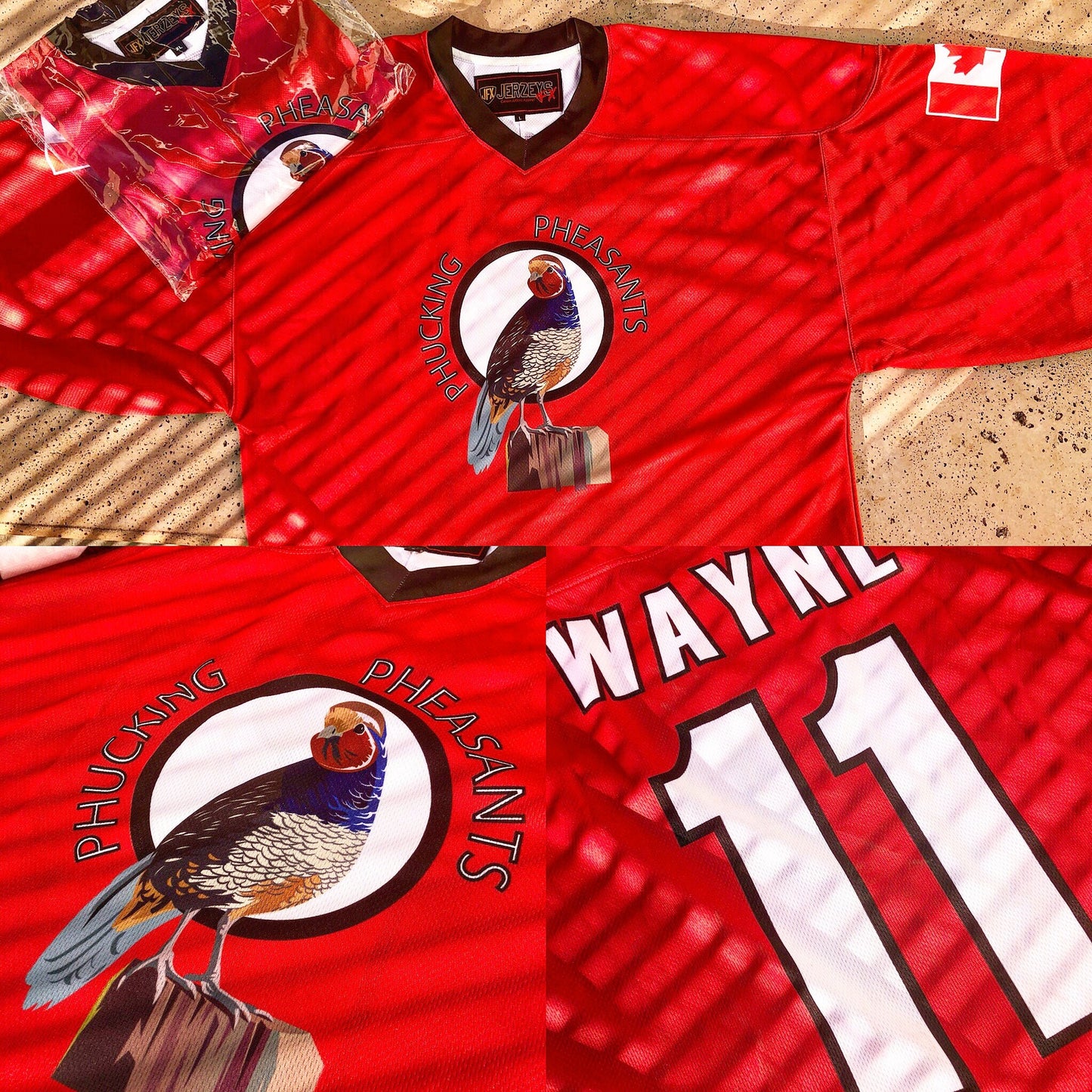 Phucking Pheasants Hockey Jersey