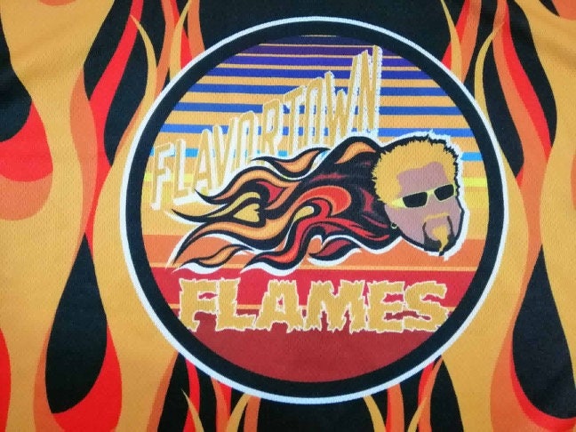 Flavortown Flames Hockey Jersey