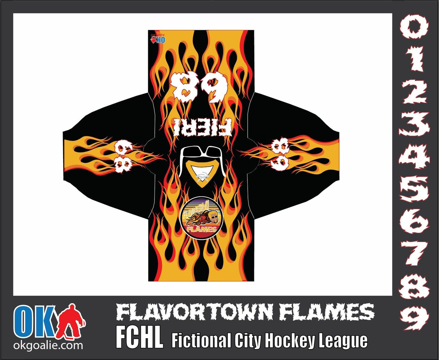 Flavortown Flames Hockey Jersey