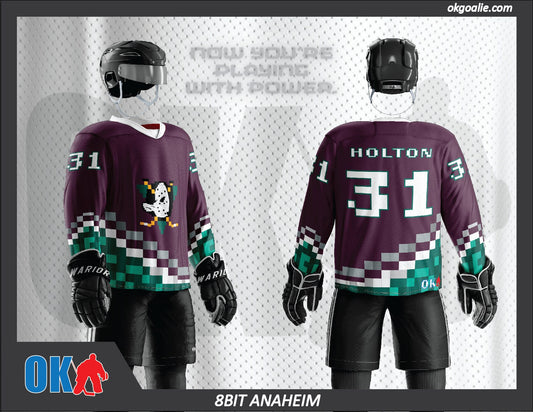 8bit Anaheim Hockey Jersey