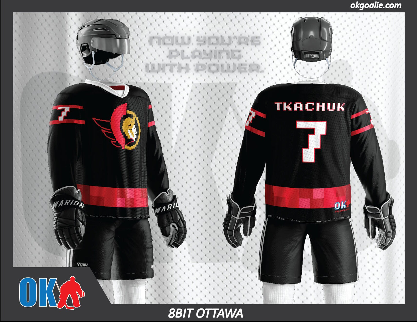 8bit Ottawa Hockey Jersey