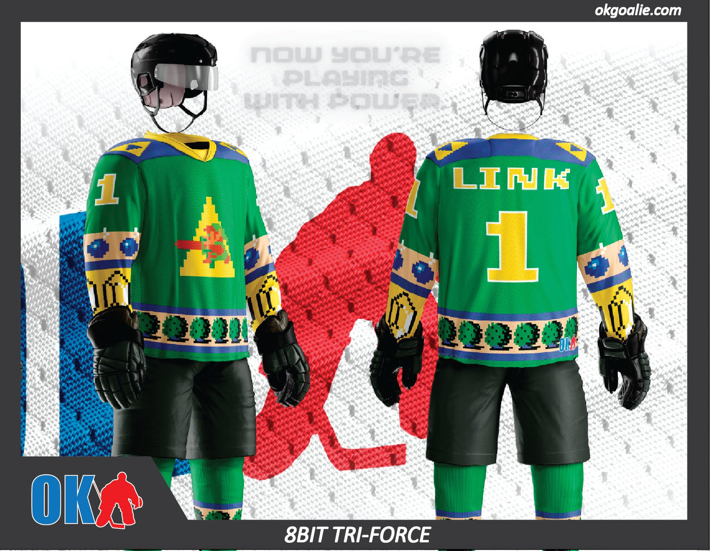 Tri-Force Flow 8bit Hockey Jersey