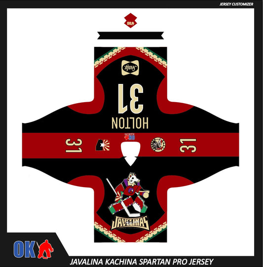 Javelina Kachina Arizona Spartan Pro Hockey Jersey