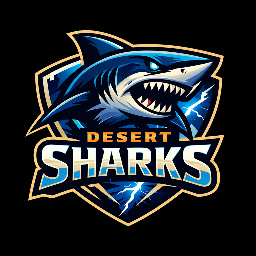 Desert Sharks Ice Hockey Jersey