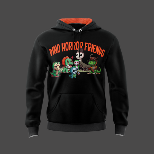 Dino Horror Friends Hoodie