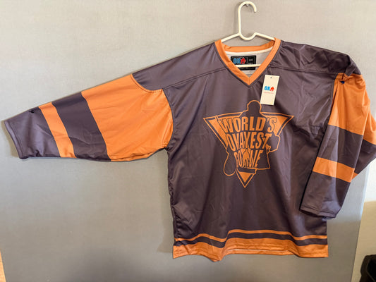 Clearance Beer League World's Okayest Goalie Ice Hockey Jersey