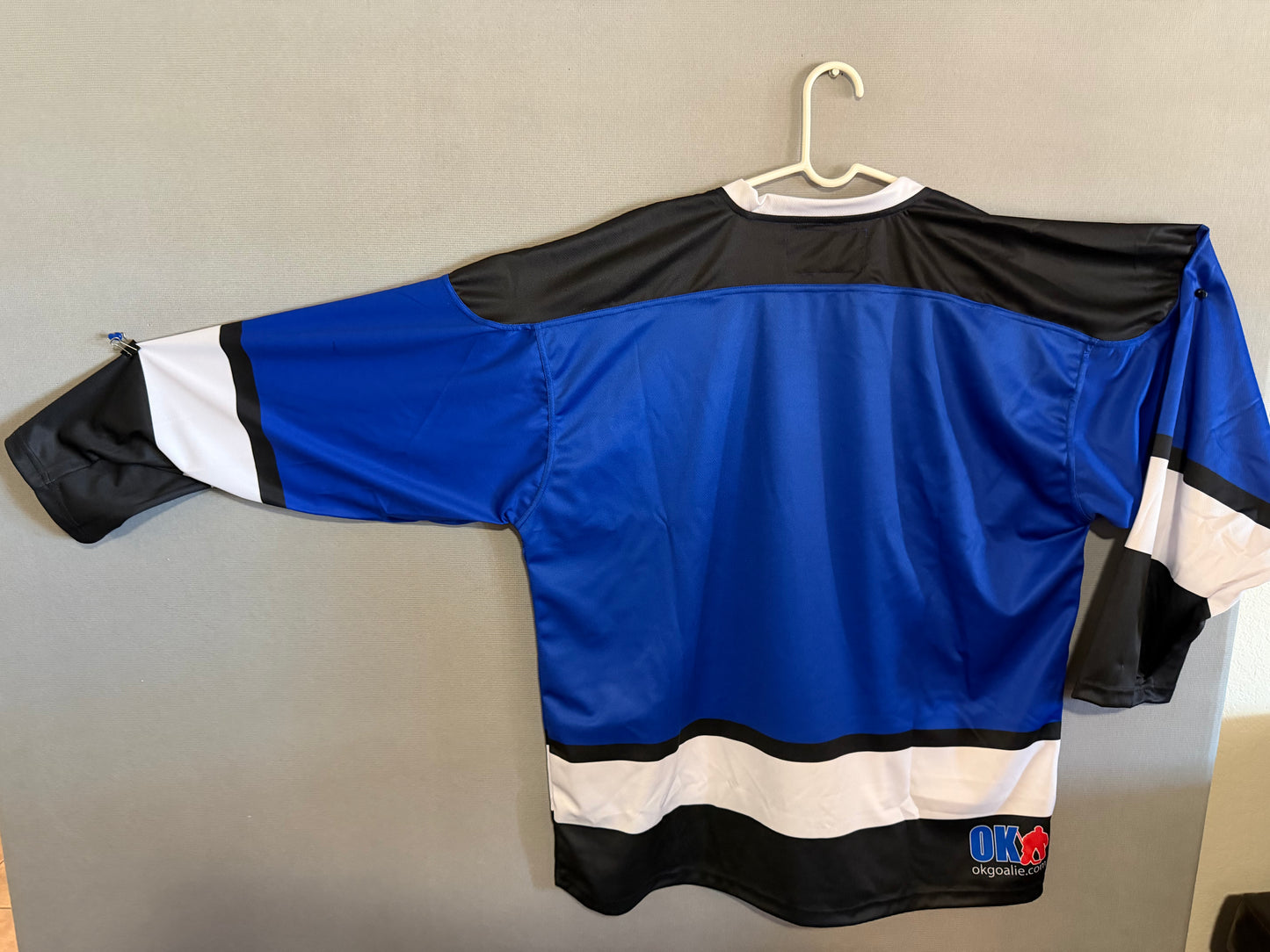 Clearance Beer League World's OKayest Goalie Ice Hockey Jersey