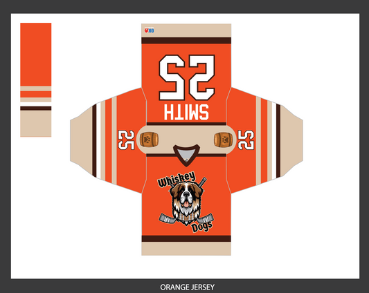Whiskey Dogs Ice Hockey Jerseys