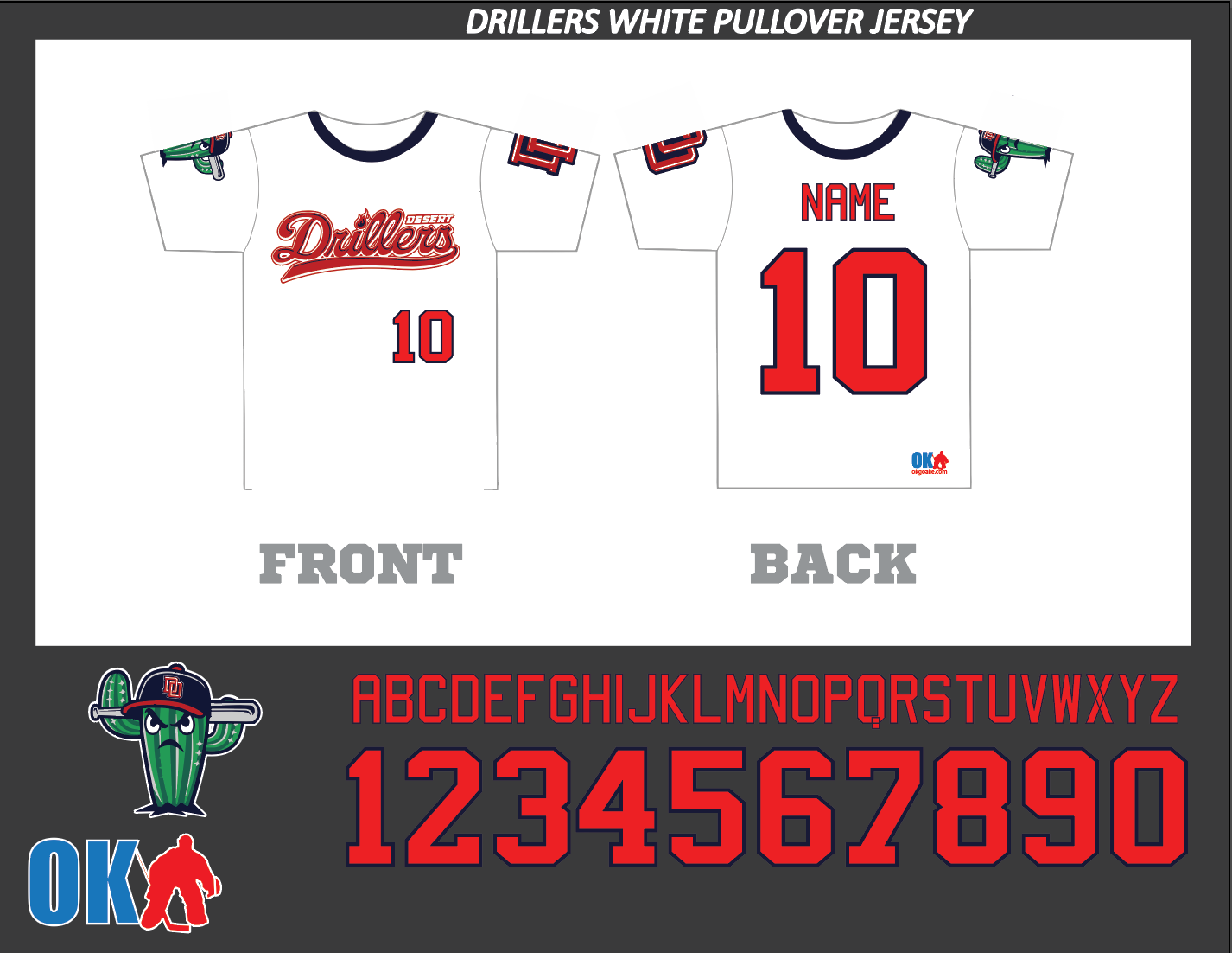 Drillers Baseball Jersey