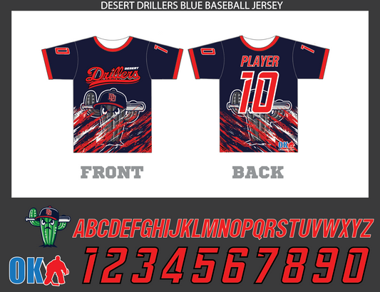Drillers Baseball Jersey