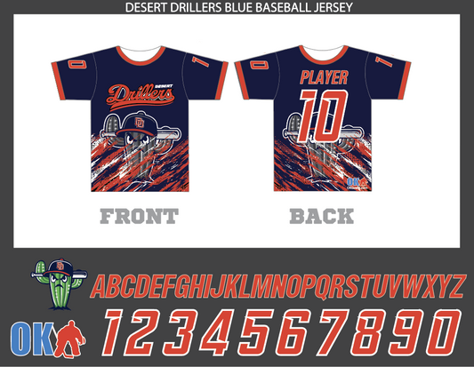 Drillers Baseball Jersey