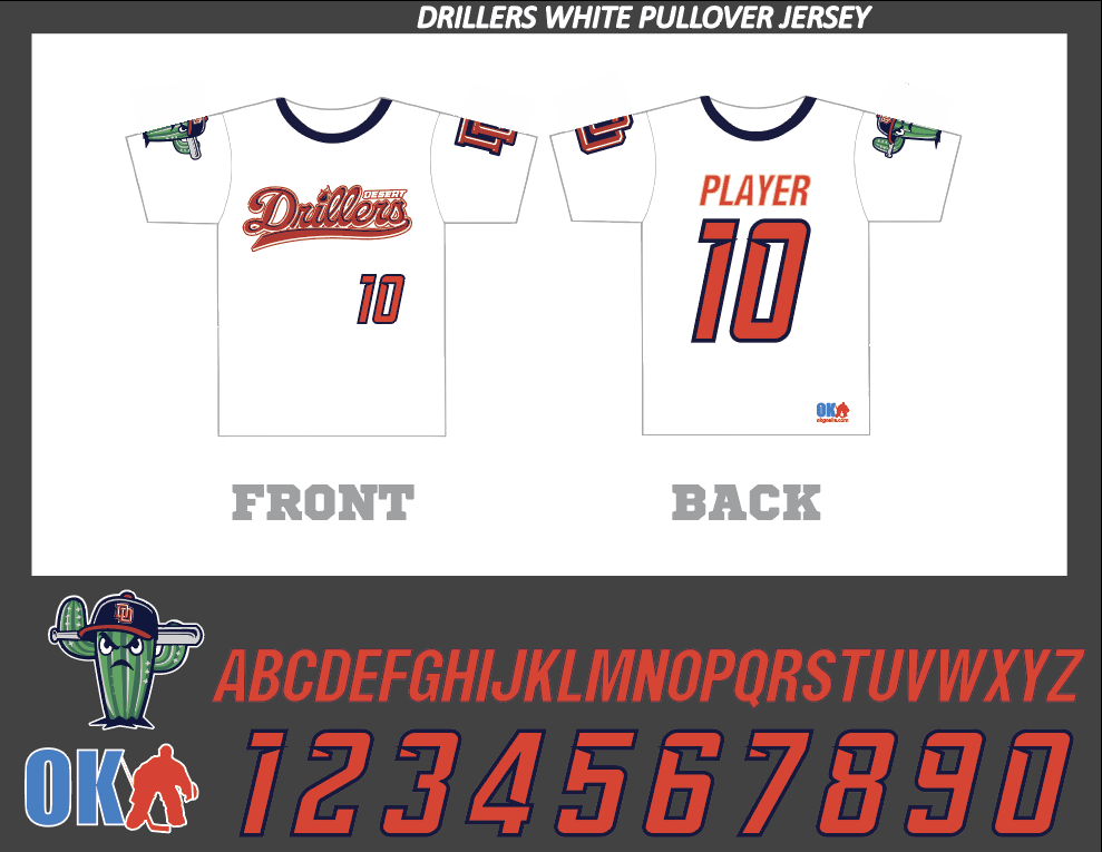 Drillers Baseball Jersey