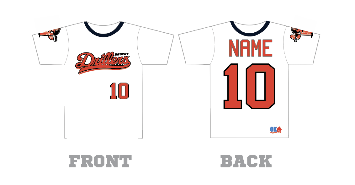Drillers Baseball Jersey