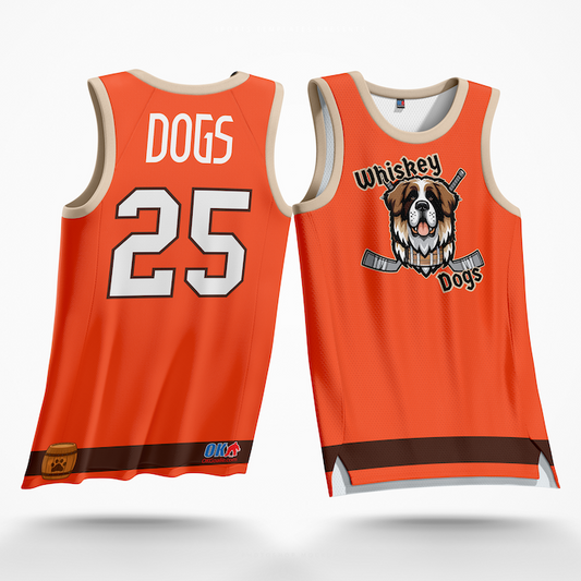 Whiskey Dogs Basketball Jersey