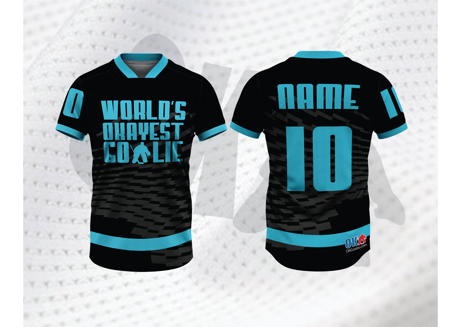 World's Okayest Goalie Undergear Dry-Fit Shirt