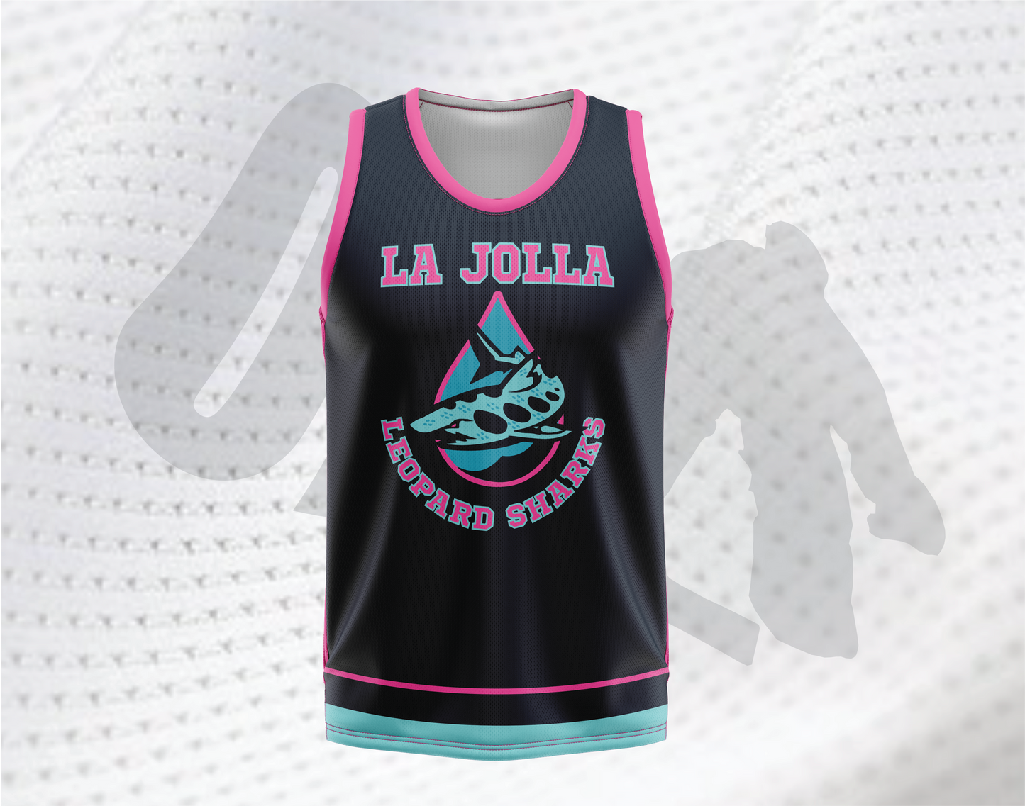 La Jolla Leopard Sharks Basketball Jersey