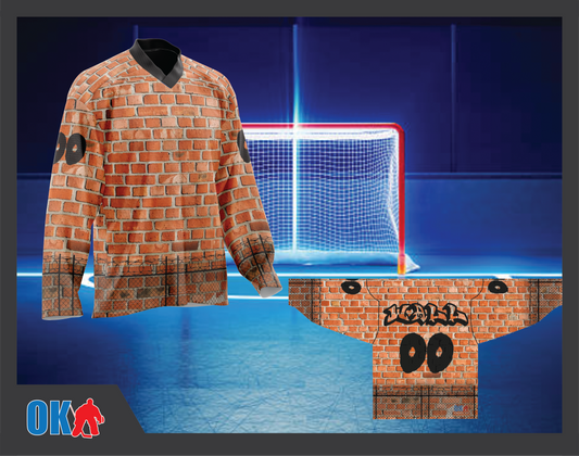 Brick Wall Ice Hockey Jersey